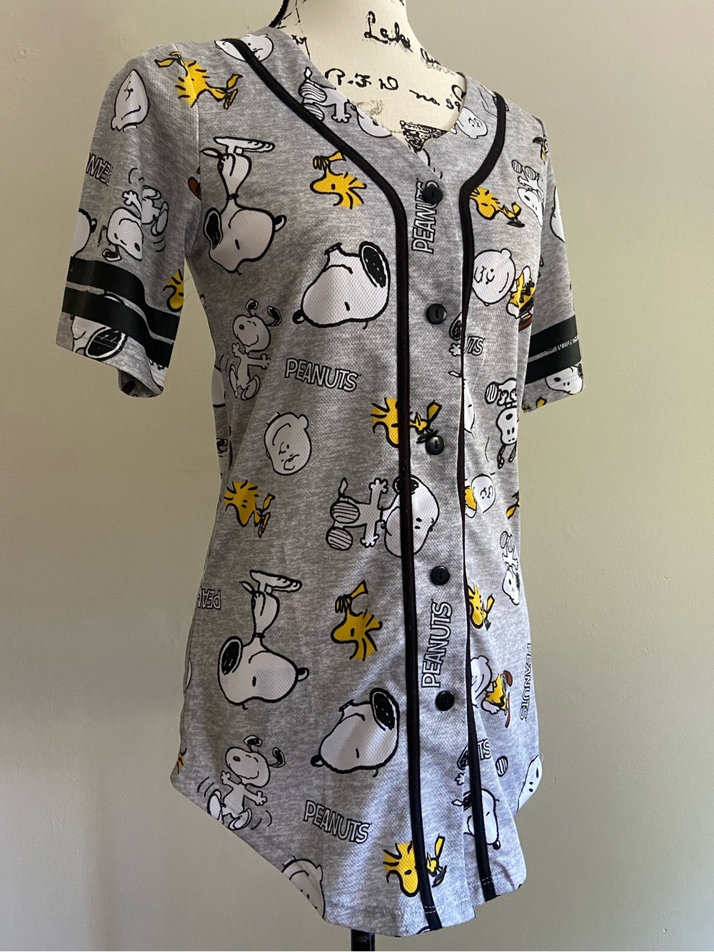 Peanuts Baseball Jersey Style Shirt
